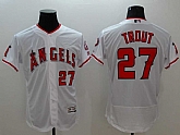 Los Angeles Angels of Anaheim #27 Mike Trout White 2016 Flexbase Authentic Collection Stitched Jersey,baseball caps,new era cap wholesale,wholesale hats